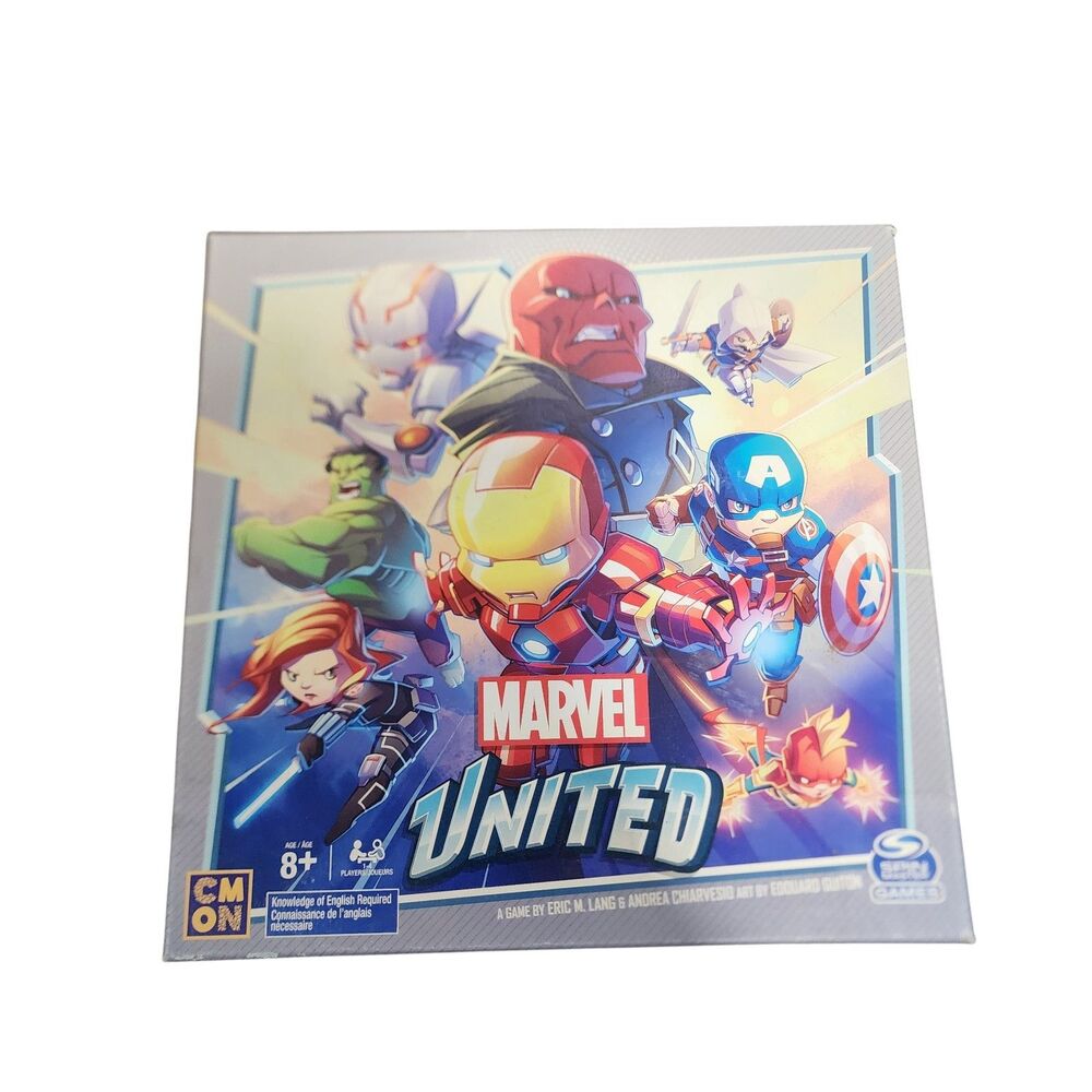 Marvel United Board Game CMON Cooperative Strategy Game Superhero Complete